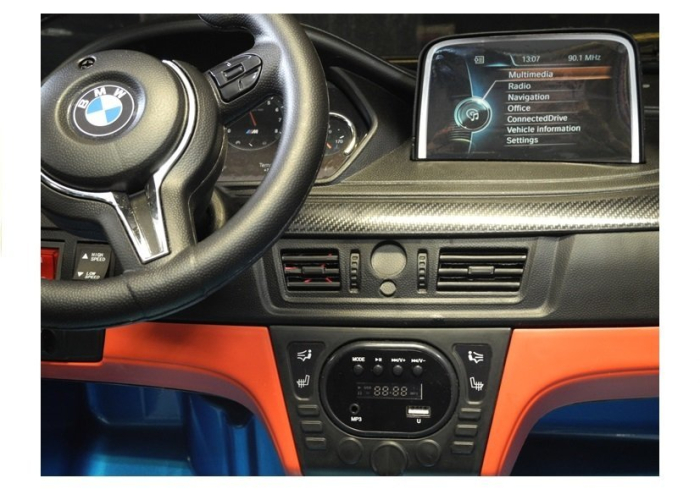 Mașină Electrică pentru Copii BMW X6M 12V 2 Locuri Albastru [2]