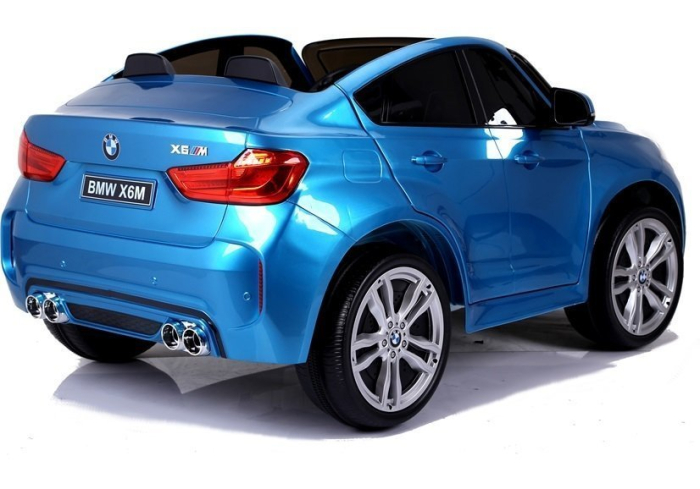 Mașină Electrică pentru Copii BMW X6M 12V 2 Locuri Albastru [12]