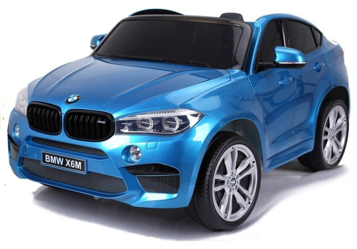Mașină Electrică pentru Copii BMW X6M 12V 2 Locuri Albastru [6]
