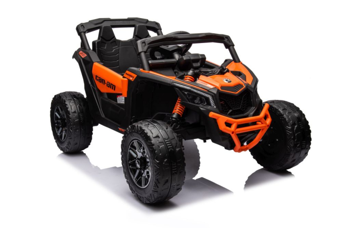 Buggy Electric pentru Copii Can-Am 4x4 24V 800W Portocaliu Lăcuit [7]