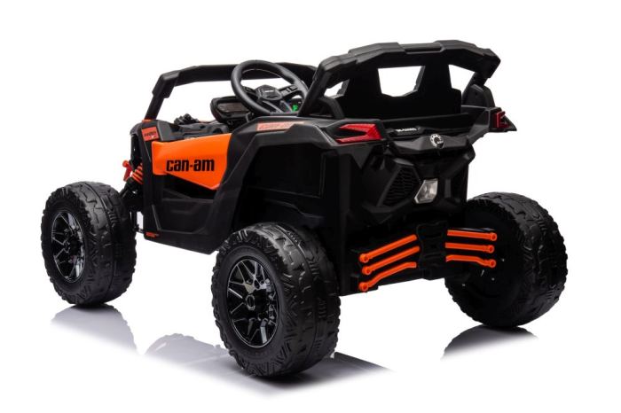Buggy Electric pentru Copii Can-Am 4x4 24V 800W Portocaliu Lăcuit [10]