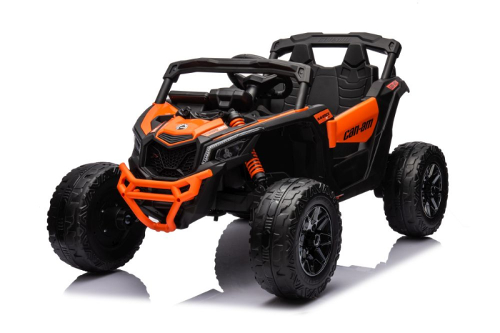 Buggy Electric pentru Copii Can-Am 4x4 24V 800W Portocaliu Lăcuit [11]