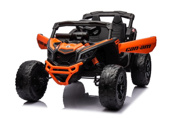 Buggy Electric pentru Copii Can-Am 4x4 24V 800W Portocaliu Lăcuit [2]