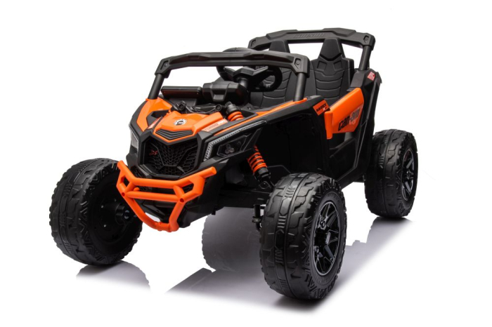 Buggy Electric pentru Copii Can-Am 4x4 24V 800W Portocaliu Lăcuit [6]