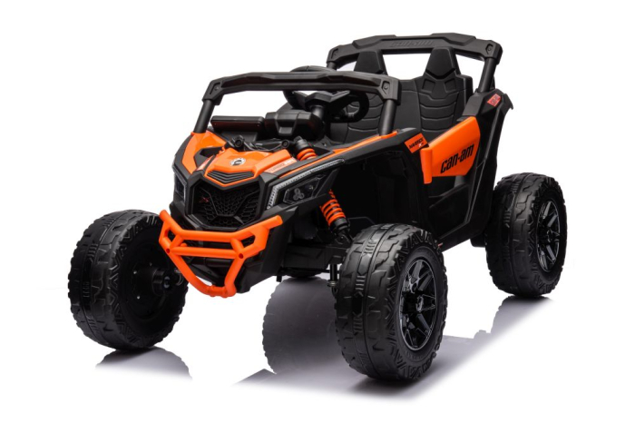 Buggy Electric pentru Copii Can-Am 4x4 24V 800W Portocaliu Lăcuit [12]