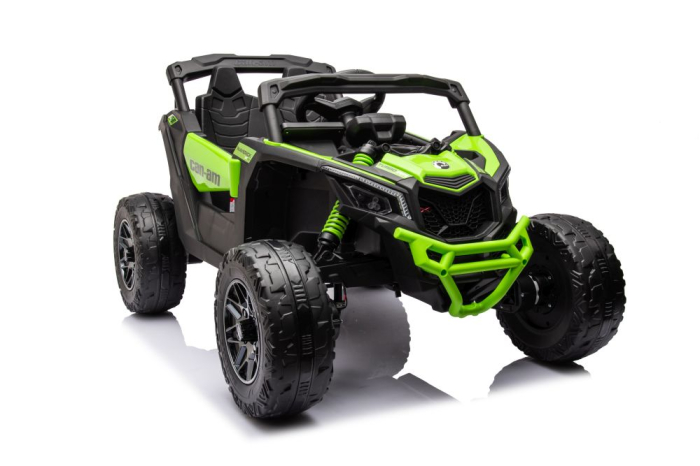 Buggy Electric pentru Copii Can-Am 4x4 24V 800W Verde [3]