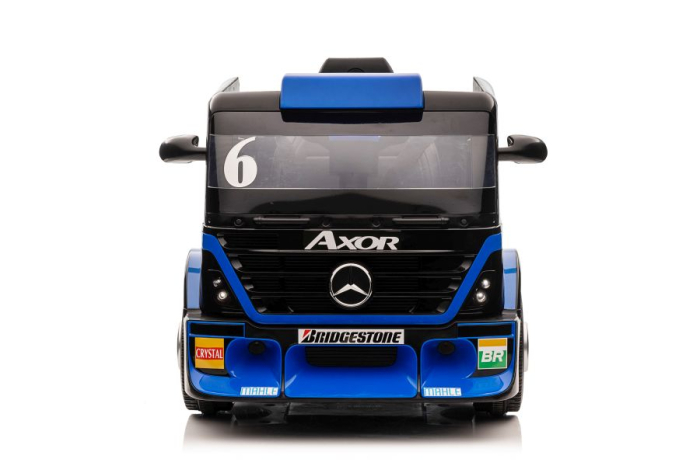 Camion Electric pentru Copii Mercedes-Benz Axor 12V cu Remorcă Bleumarin [2]