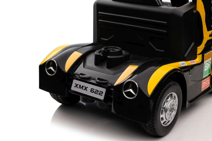 Camion Electric pentru Copii Mercedes 12V Galben [5]