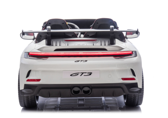 Mașină electrică pentru copii Porsche GT3  24V 2x150–280W, Alb [6]