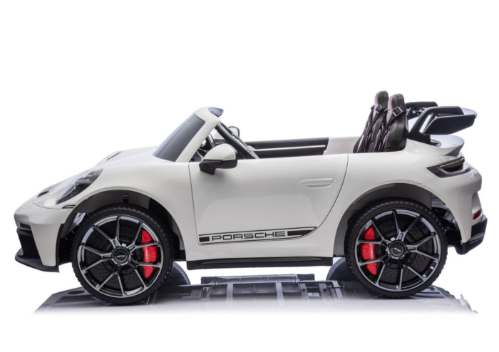 Mașină electrică pentru copii Porsche GT3  24V 2x150–280W, Alb [4]