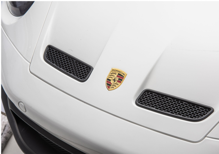 Mașină electrică pentru copii Porsche GT3  24V 2x150–280W, Alb [8]
