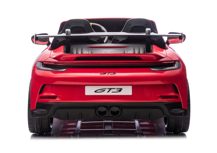 Mașină electrică pentru copii Porsche GT3  24V 2x150–280W, Roșu [6]
