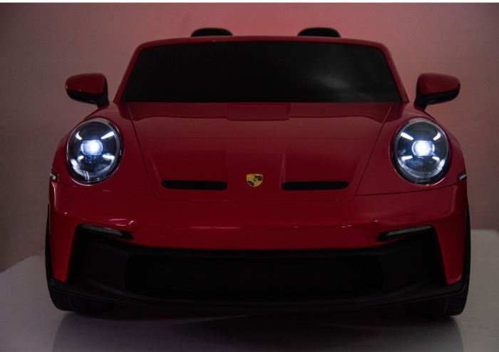 Mașină electrică pentru copii Porsche GT3  24V 2x150–280W, Roșu [10]