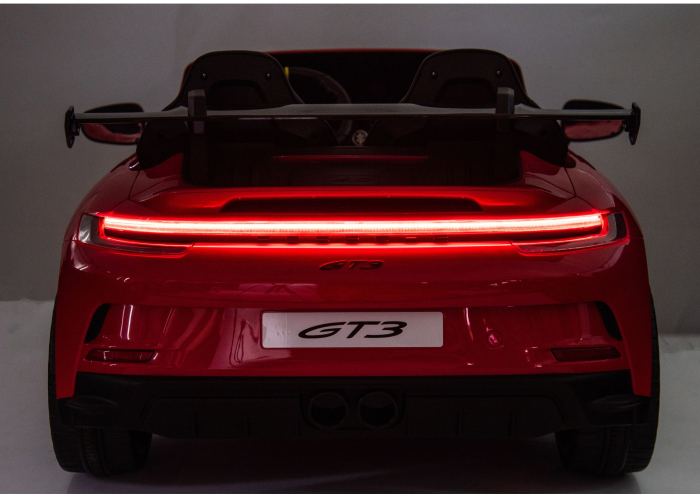 Mașină electrică pentru copii Porsche GT3  24V 2x150–280W, Roșu [11]