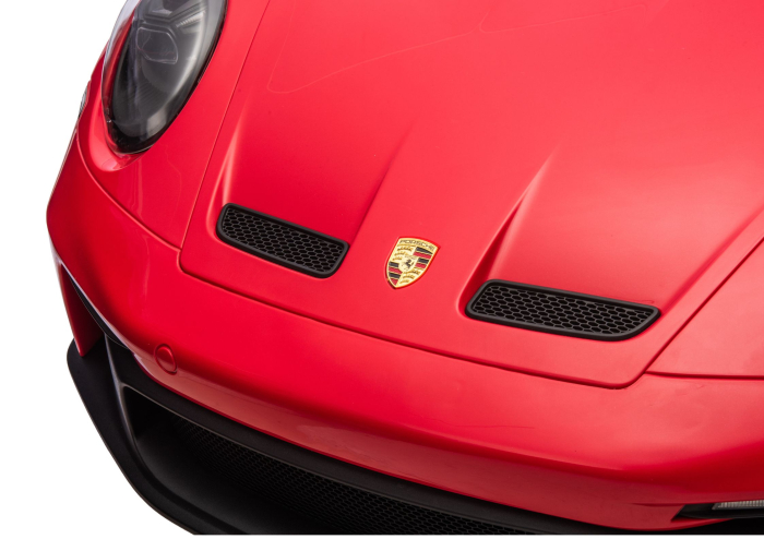 Mașină electrică pentru copii Porsche GT3  24V 2x150–280W, Roșu [9]