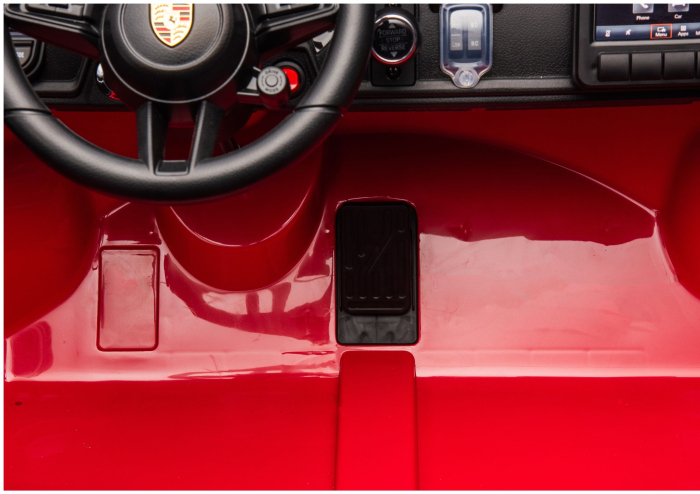 Mașină electrică pentru copii Porsche GT3  24V 2x150–280W, Roșu [8]