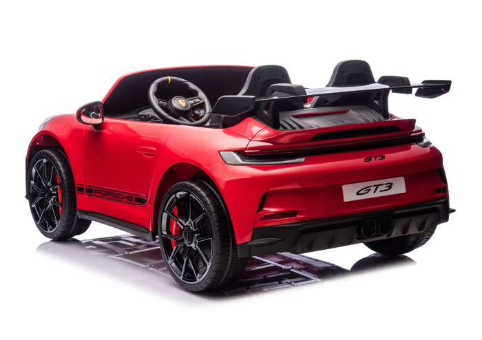 Mașină electrică pentru copii Porsche GT3  24V 2x150–280W, Roșu [5]