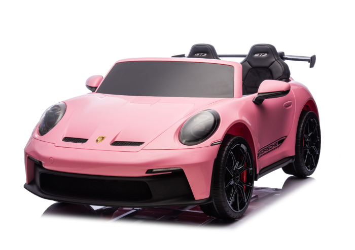 Mașină electrică pentru copii Porsche GT3  24V 2x150–280W, Roz [2]