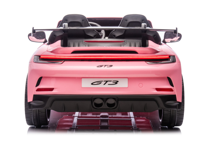 Mașină electrică pentru copii Porsche GT3  24V 2x150–280W, Roz [7]