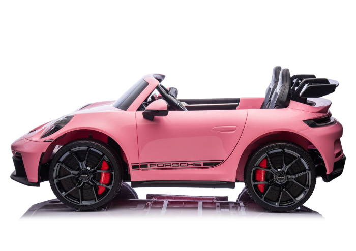 Mașină electrică pentru copii Porsche GT3  24V 2x150–280W, Roz [4]