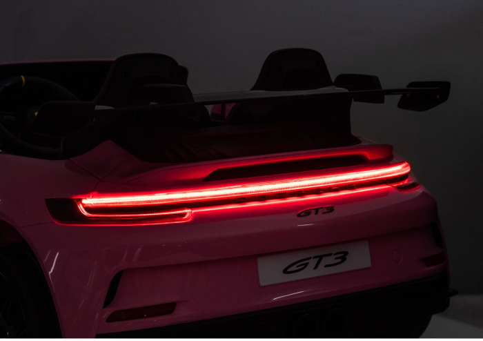 Mașină electrică pentru copii Porsche GT3  24V 2x150–280W, Roz [11]