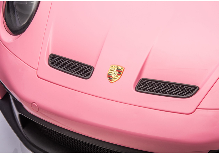 Mașină electrică pentru copii Porsche GT3  24V 2x150–280W, Roz [9]