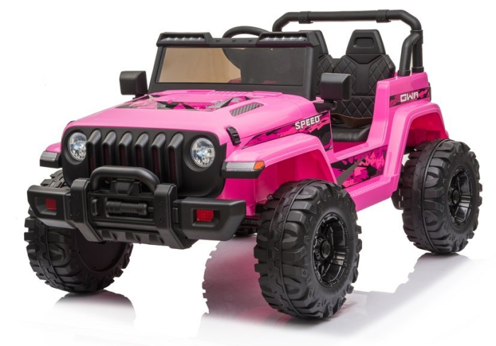 Mașină Electrică pentru Copii SUV Off-Road 12V Roz [3]
