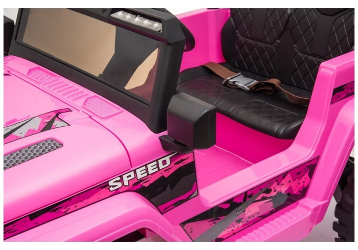 Mașină Electrică pentru Copii SUV Off-Road 12V Roz [8]