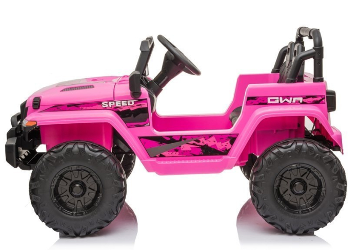 Mașină Electrică pentru Copii SUV Off-Road 12V Roz [4]