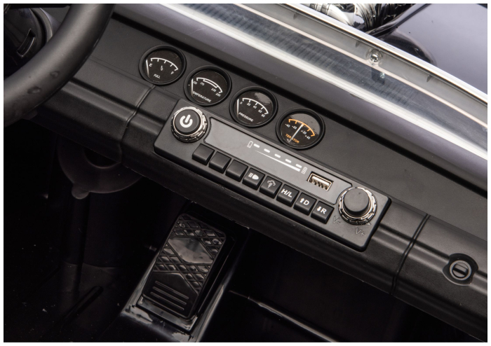 Mașinuță electrică pentru copii Dodge Charger R/T – 24V | 400W | Negru [12]