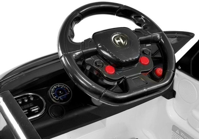 Mașină Electrică pentru Copii SUV 4x4 12V Alb [6]