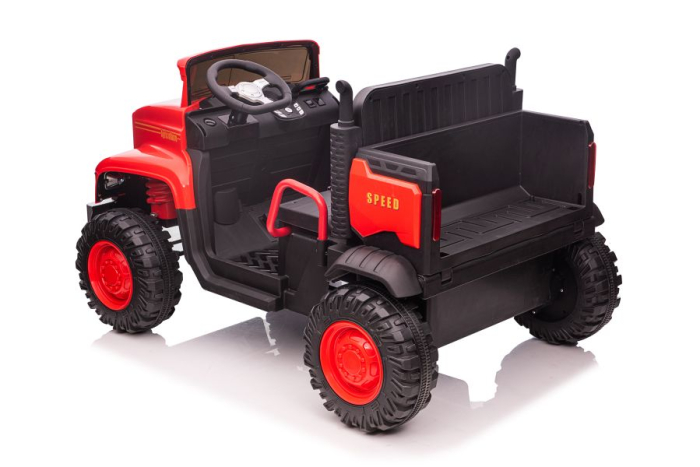 Mașină Electrică pentru Copii Jeep 4x4 12V Roșu [10]
