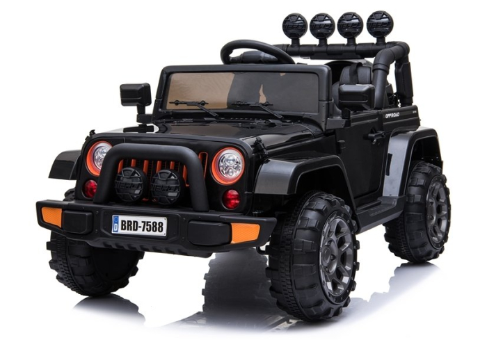 Mașină Electrică pentru Copii Jeep 4x4 12V 4x45W Negru [3]