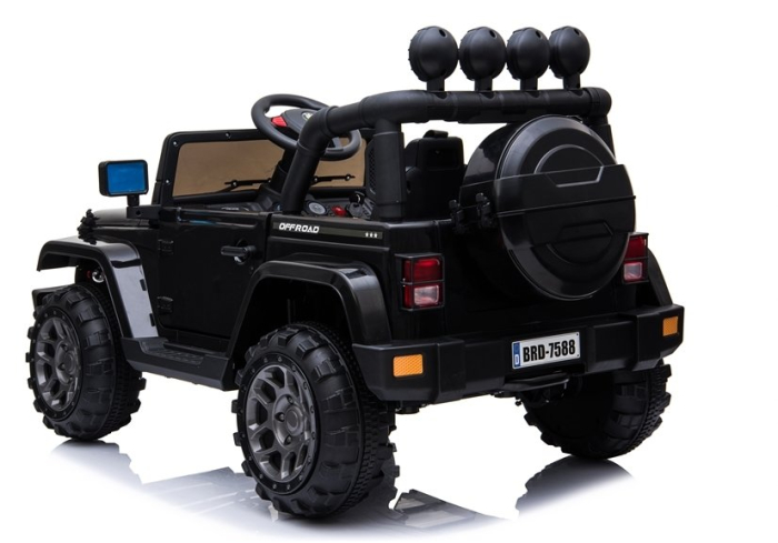 Mașină Electrică pentru Copii Jeep 4x4 12V 4x45W Negru [4]