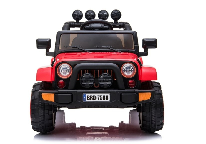 Mașină Electrică pentru Copii Jeep 4x4 12V 4x45W Roșu [2]
