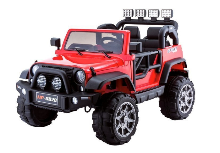 Mașină Electrică pentru Copii Jeep 12V Roșu [2]
