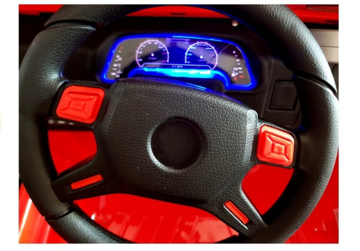 Mașină Electrică pentru Copii Jeep 12V Roșu [6]