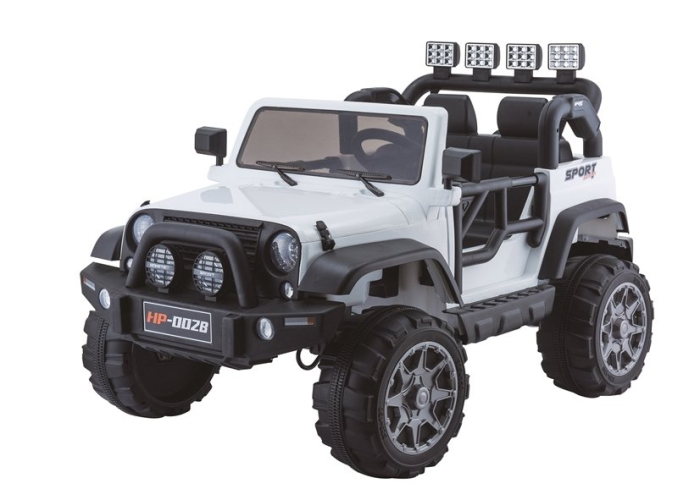 Mașină Electrică pentru Copii Jeep 12V Alb [2]