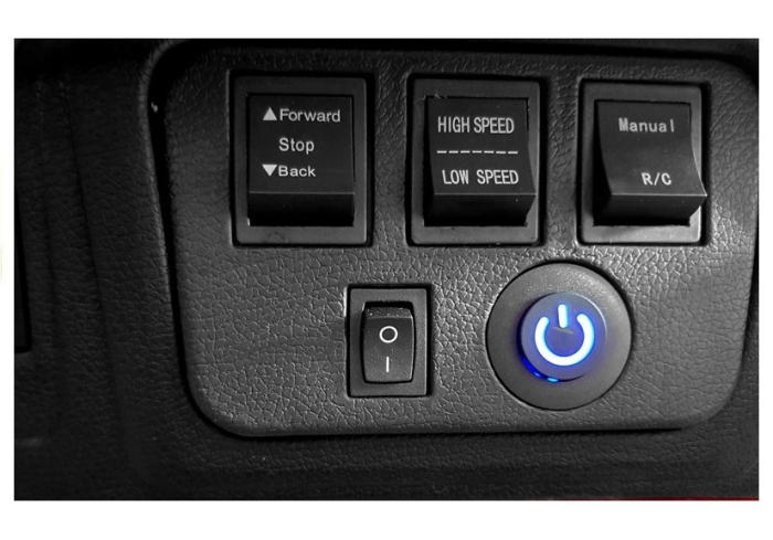 Mașină Electrică pentru Copii Jeep 12V Negru [6]