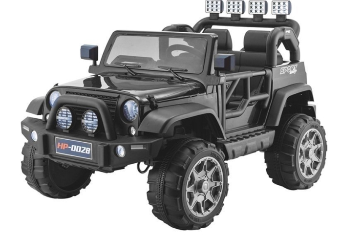 Mașină Electrică pentru Copii Jeep 12V Negru [3]