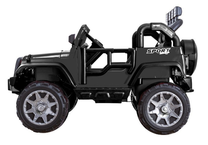 Mașină Electrică pentru Copii Jeep 12V Negru [5]