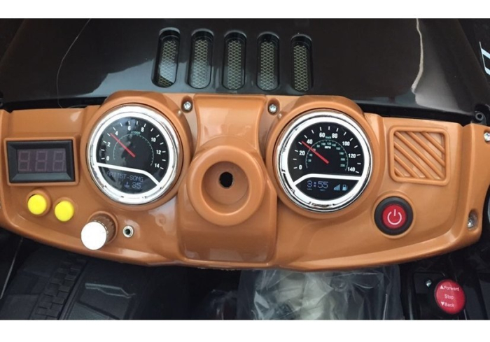 Mașină Electrică pentru Copii Jeep 12V Negru [8]