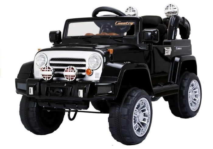 Mașină Electrică pentru Copii Jeep 12V Negru [4]