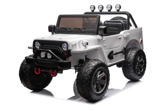 Mașină Electrică pentru Copii JH-102 4x4 24V 360W Albă [5]