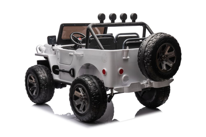 Mașină Electrică pentru Copii JH-102 4x4 24V 360W Albă [3]