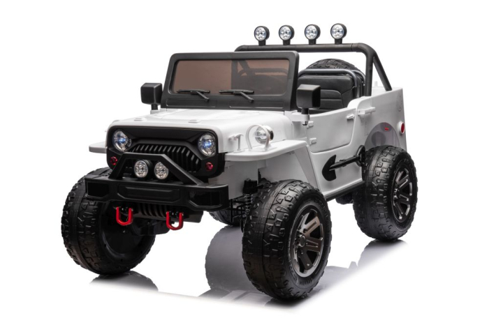 Mașină Electrică pentru Copii JH-102 4x4 24V 360W Albă [6]