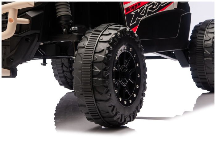 UTV Electric pentru Copii Kawasaki 24V Negru-Bej [10]