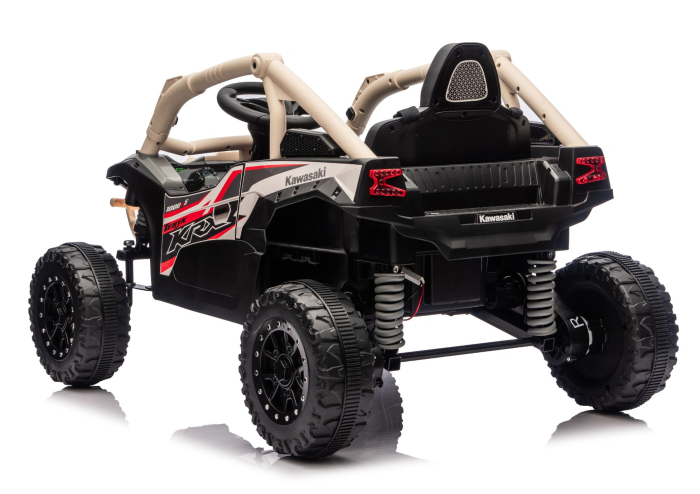 UTV Electric pentru Copii Kawasaki 24V Negru-Bej [7]