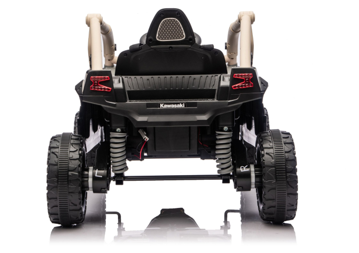 UTV Electric pentru Copii Kawasaki 24V Negru-Bej [4]
