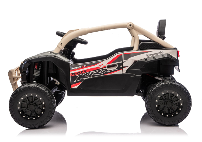 UTV Electric pentru Copii Kawasaki 24V Negru-Bej [5]